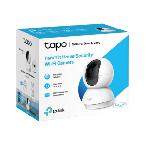 TP-LINK Pan/Tilt Home Security Wi-Fi Camera Tapo C200 4mm/F/2.4 Privacy Mode, Sound and Light Alarm, Motion Detection and Notifications H.264 Micro SD, Max. 128 GB