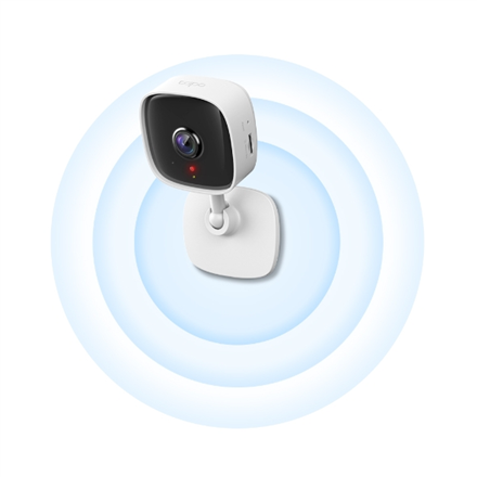 TP-LINK Home Security Wi-Fi Camera Tapo C110 Cube 3 MP 3.3mm/F/2.0 Privacy Mode, Sound and Light Alarm, Motion Detection and Notifications, Advanced Night Vision H.264 Micro SD, Max. 256 GB