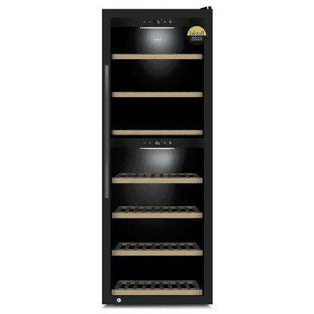 Caso Smart Wine Cooler WineExclusive 126 Energy efficiency class G Free standing Bottles capacity 126 bottles Cooling type Compressor technology Black