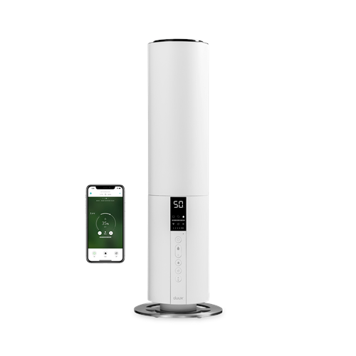 Duux Beam Smart Ultrasonic Humidifier, Gen2 Air humidifier 27 W Water tank capacity 5 L Suitable for rooms up to 40 m² Ultrasonic Humidification capacity 350 ml/hr White