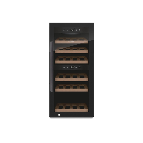 Caso Smart Wine Cooler WineExclusive 24 Energy efficiency class G Bottles capacity 24 bottles Cooling type Compressor technology Black