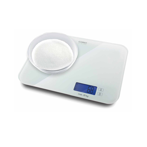 Caso Designer kitchen scales LX 20 03294 Maximum weight (capacity) 20 kg Graduation 5 g White