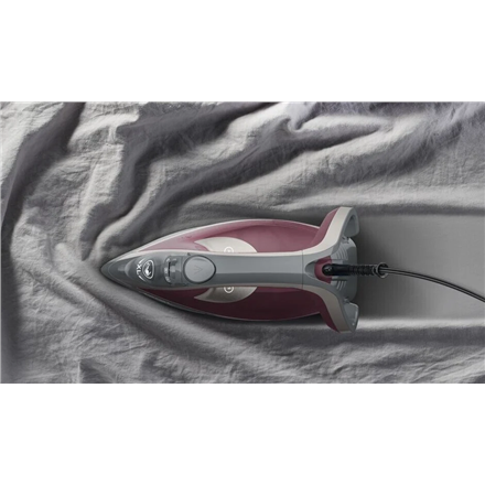 TEFAL FV6870E0 Steam Iron 2800 W Water tank capacity 270 ml Continuous steam 40 g/min Red/Grey