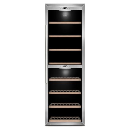 Caso Wine Cooler WineComfort 1800 Smart Energy efficiency class G Free standing Bottles capacity 180 Stainless steel