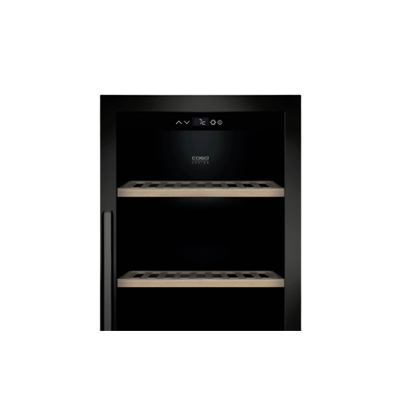 Caso Wine Cooler WineChef Pro 180 Energy efficiency class G Free standing Bottles capacity 180 Black