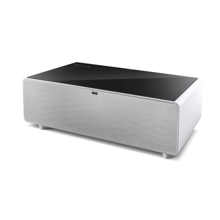Caso Sound & Cool Table with Soundbar & Beverage Cooler Energy efficiency class F Larder Free standing Height 46 cm Display White/Black 32 dB