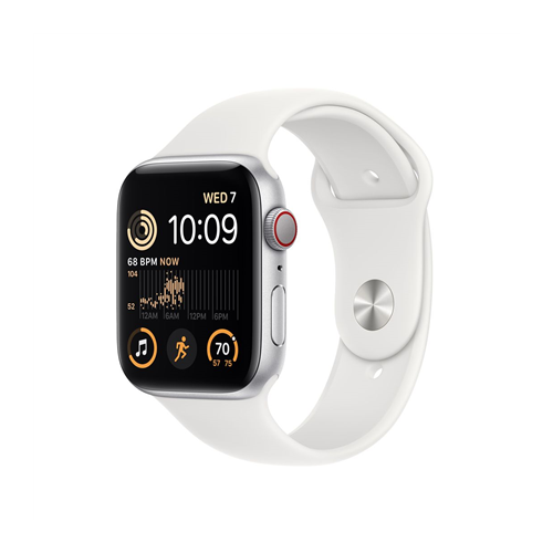 Apple Watch SE GPS + Cellular 44mm Smart watches GPS (satellite) Retina LTPO OLED Touchscreen Waterproof Bluetooth Wi-Fi Silver