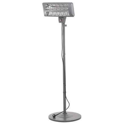 Camry Standing Heater CR 7737 Patio heater 2000 W Number of power levels 2 Suitable for rooms up to 14 m² Grey IP24