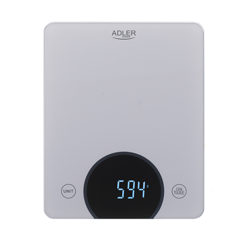 Adler Kitchen Scale AD 3173s Maximum weight (capacity) 10 kg Graduation 1 g Display type LED Grey