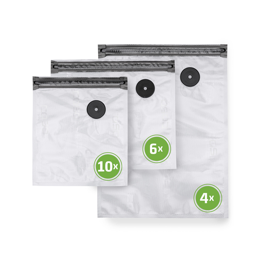 Caso Vacu ZIP-Bags Set 01243 Transparent