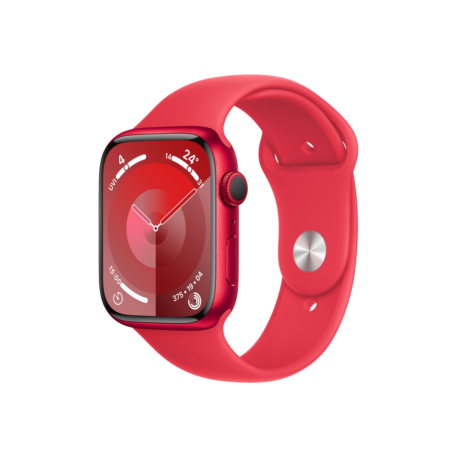 Apple Watch Series 9 GPS 45mm (PRODUCT)RED Aluminium Case with (PRODUCT)RED Sport Band - M/L Apple