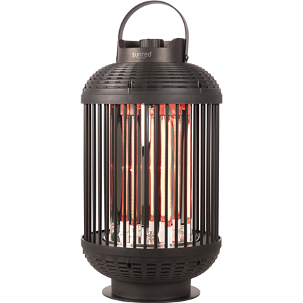 SUNRED Heater D-INDO-12T, Indox Dark Table  Infrared 1200 W Black IP55