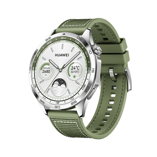 Huawei GT 4 Smart watch GPS (satellite) AMOLED 46mm Waterproof Green Woven