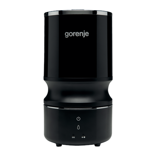 Gorenje Air Humidifier H08WB Humidifier 22 W Water tank capacity 0.8 L Suitable for rooms up to 15 m² Ultrasonic technology Black