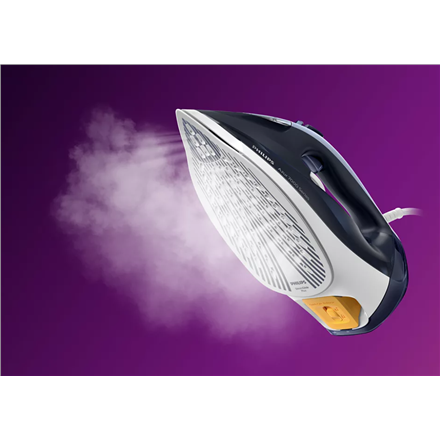 Philips | DST7030/20 | Steam Iron | 2800 W | Water tank capacity 300 ml | Continuous steam 50 g/min | Steam boost performance 250 g/min | Dark Blue