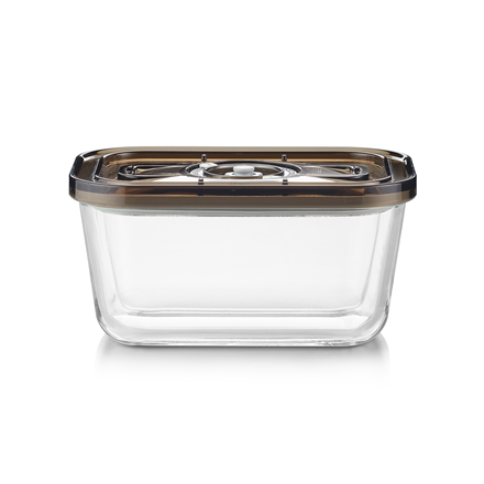 67aacc2cd55e70096b3334cc01c85eb8.png Caso Glass Vacuum Container with Plastic Lid | VacuBoxx Eco M | Transparent
