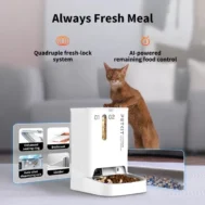 Išmanus maisto dozatorius robotas su kamera PETKIT P591 YumShare Dual-hopper Capacity 2+3 L - Image 6